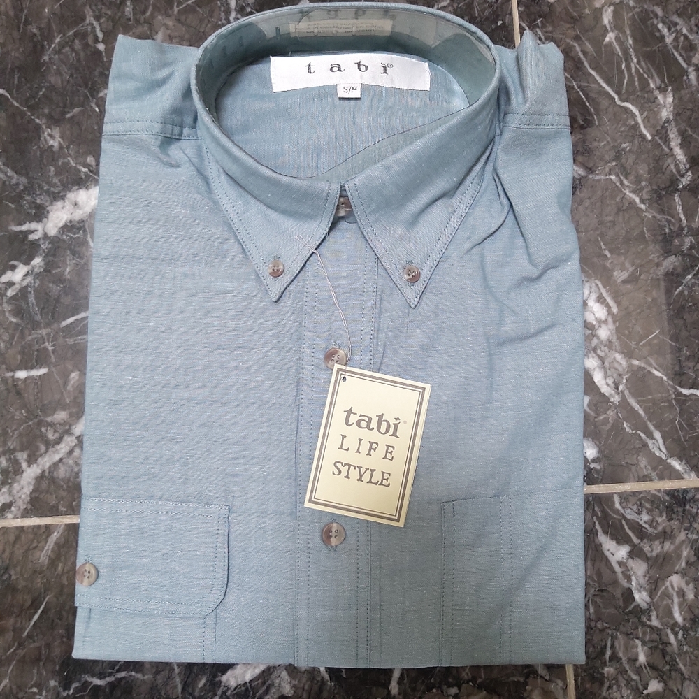 💚 2/$35 NWT Tabi long sleeve dress shirt - teal